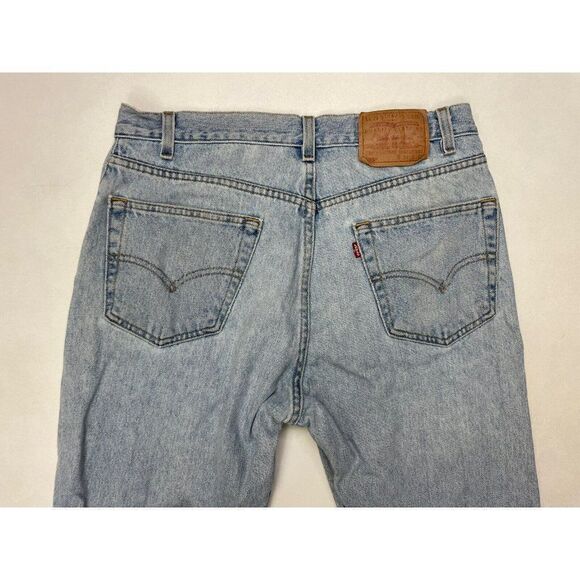 VINTAGE Levi's 505 Denim Jeans Men Size 32 X 29 Blue Tag Size 34 x 30 - Picture 5 of 9